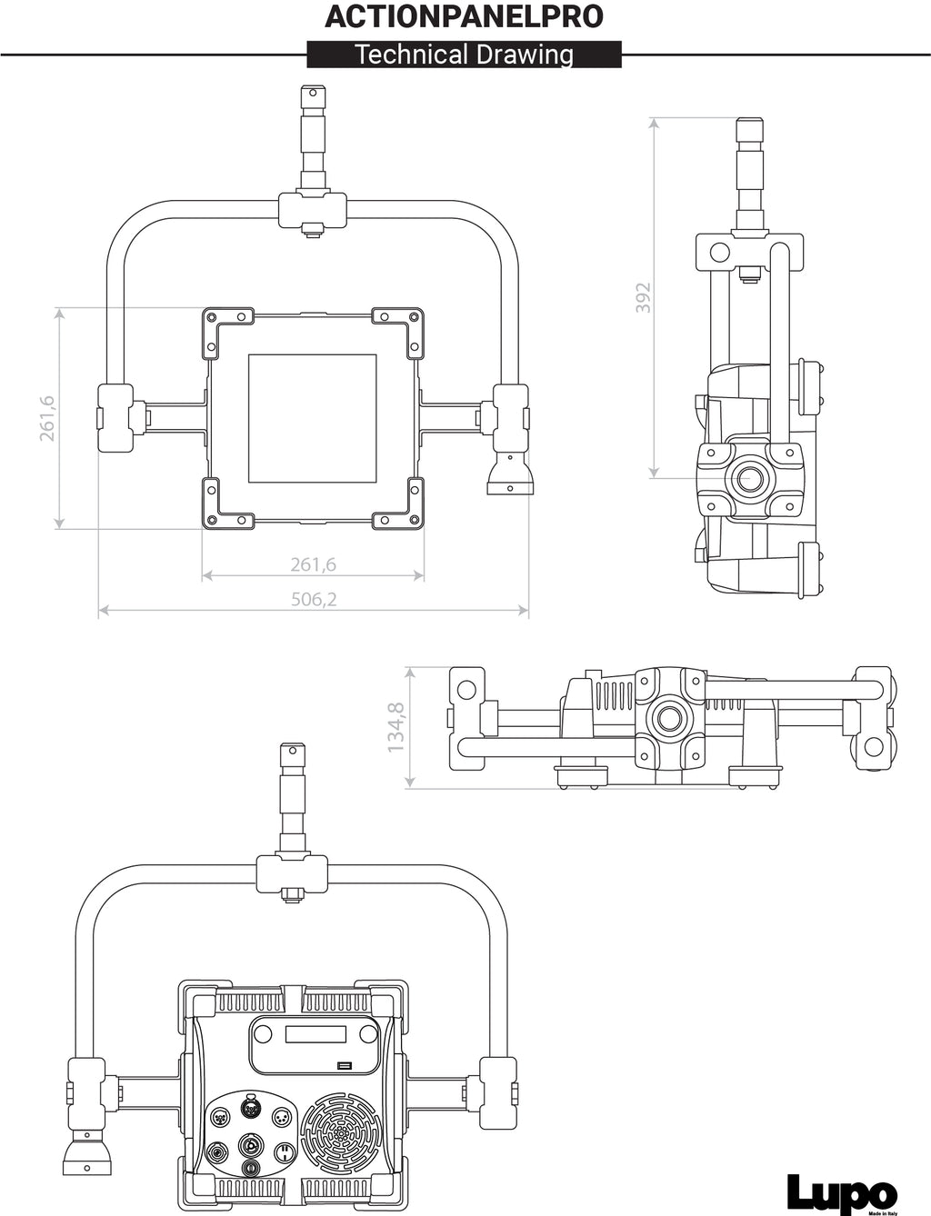 Code 600 PRO POL - ActionpanelPRO Dual Color Hard - Pole Operated Yoke